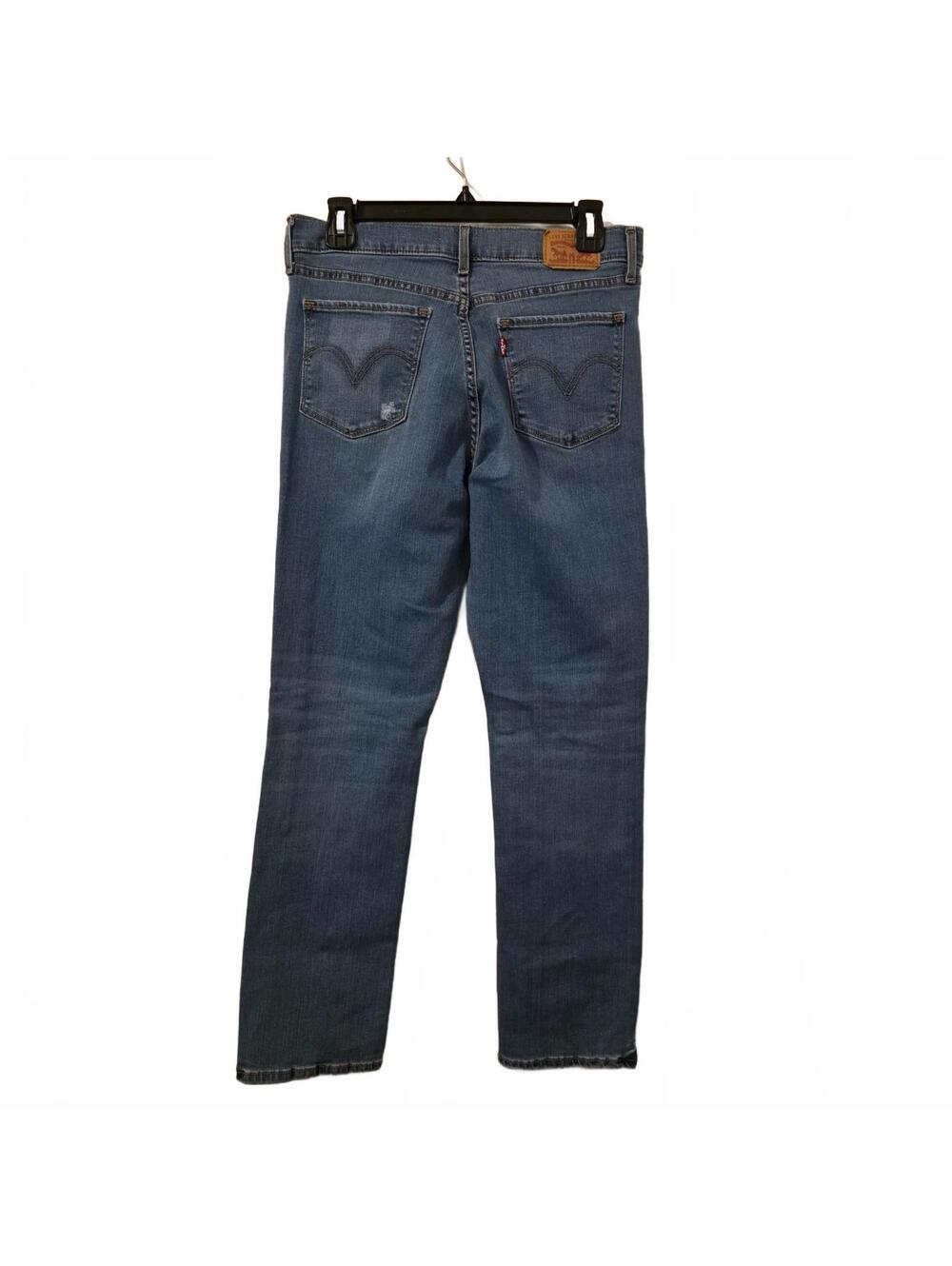 Levi's Classic Straight Women's Blue Jeans 10 - Picture 3 of 5